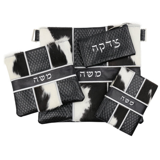 Custom Leather Tallit / Tefillin Bag Style #4009-C3