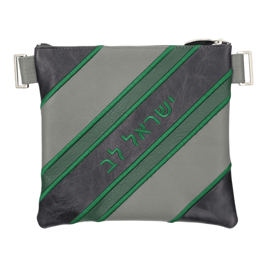 Custom Leather Tallit / Tefillin Bag Style #4093-A1