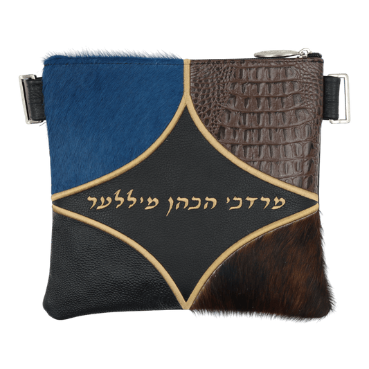 Custom Leather Tallit / Tefillin Bag Style #4100-C1