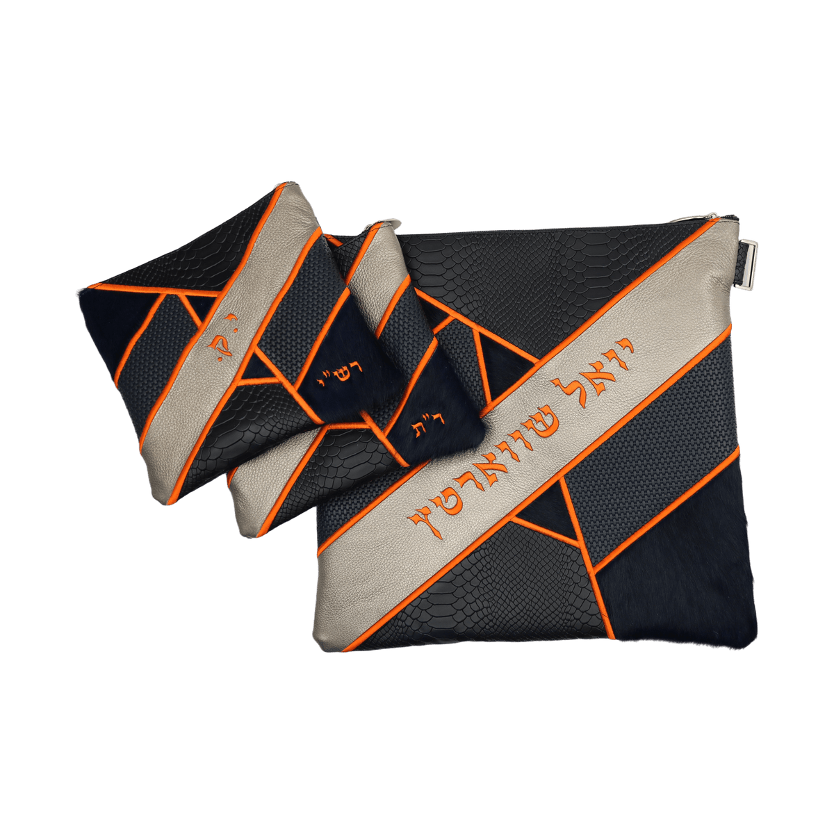 Custom Leather Tallit / Tefillin Bag Style #5050-C3