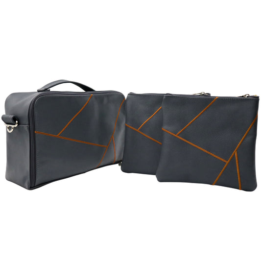 Custom Leather Travel Tallit / Tefillin Bag Style #6000-A10