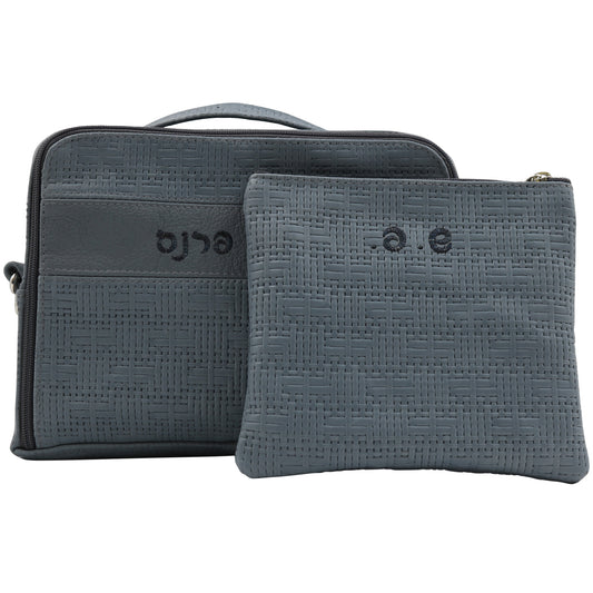 Custom Leather Travel Tallit / Tefillin Bag Style #6000-B25