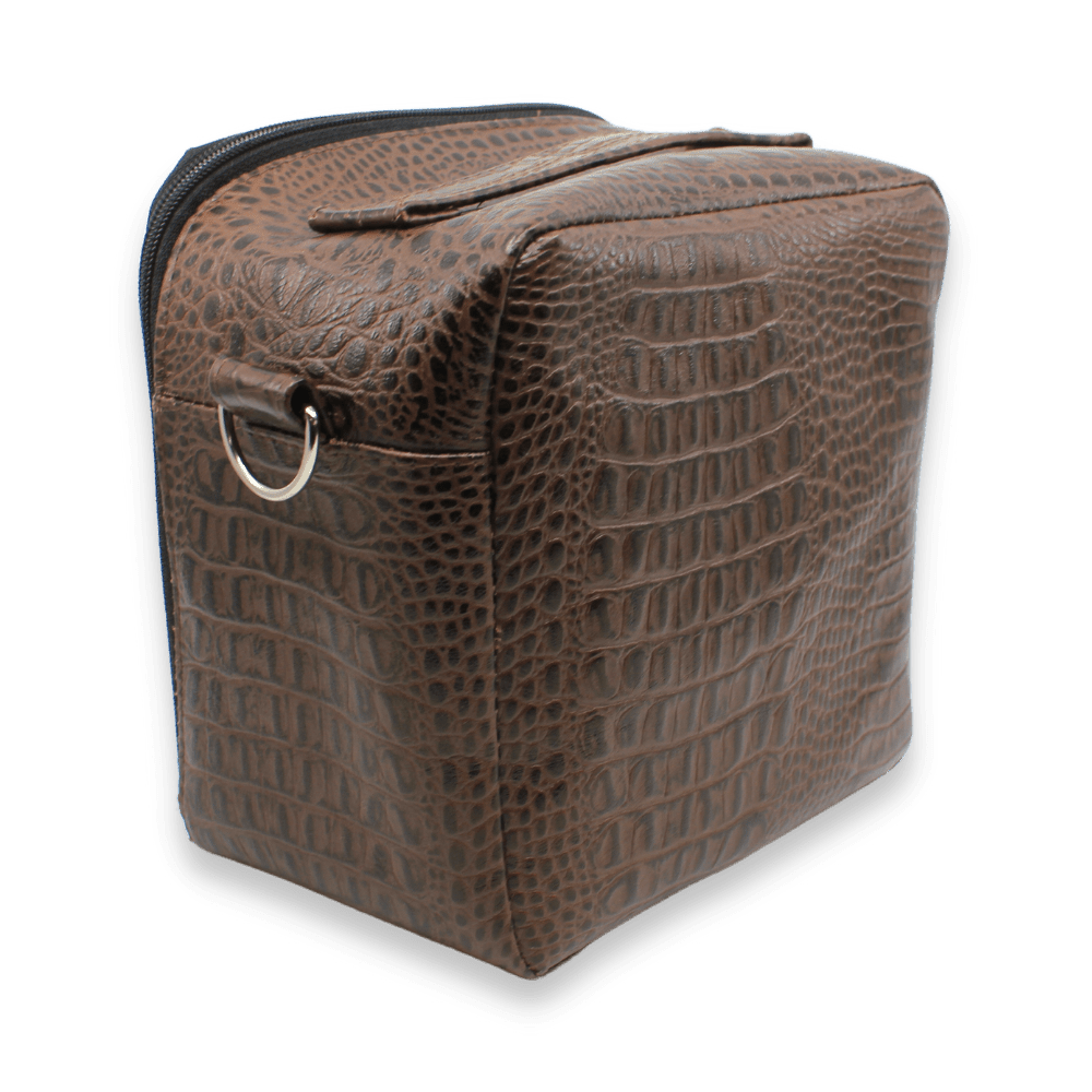 Custom Leather Travel Tallit / Tefillin Bag Style #6000-B9