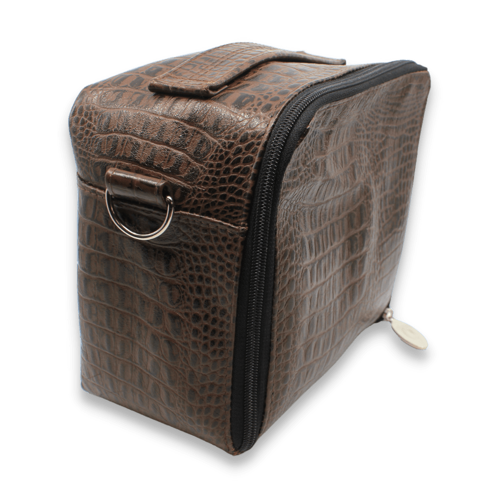 Custom Leather Travel Tallit / Tefillin Bag Style #6000-B9