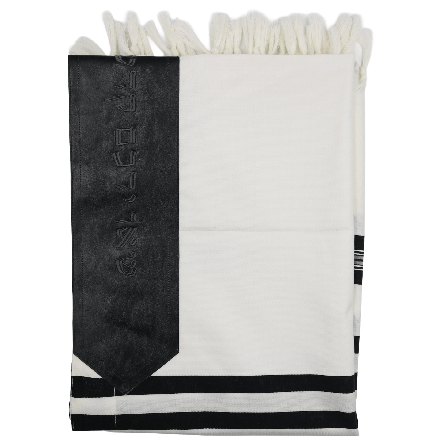 Custom Atarah - Black Weathered Leather - Se'u Yedechem Kodesh.. Inscribed