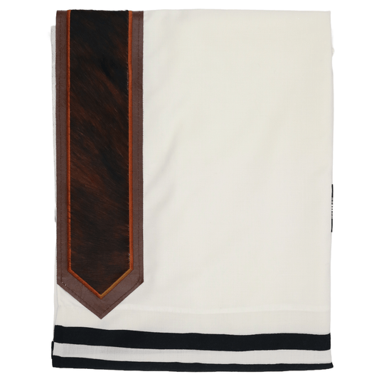 Custom Atarah - Caramel Mocha Fur with Dark Brown Weathered Leather