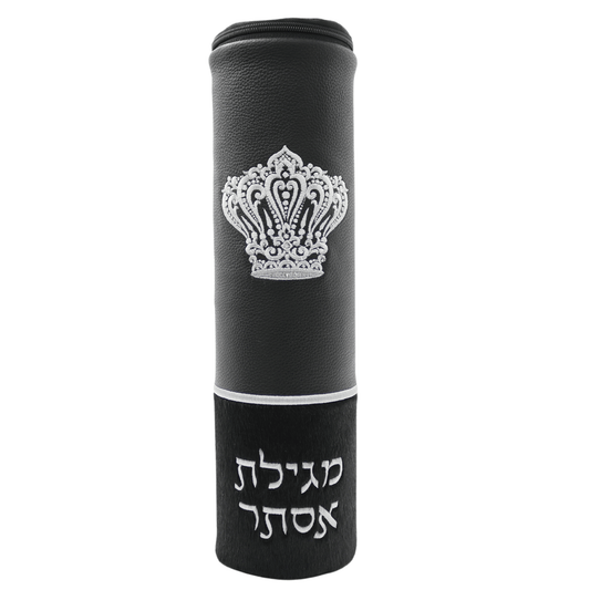 Custom Fur & Leather Megillah Tube #MT31