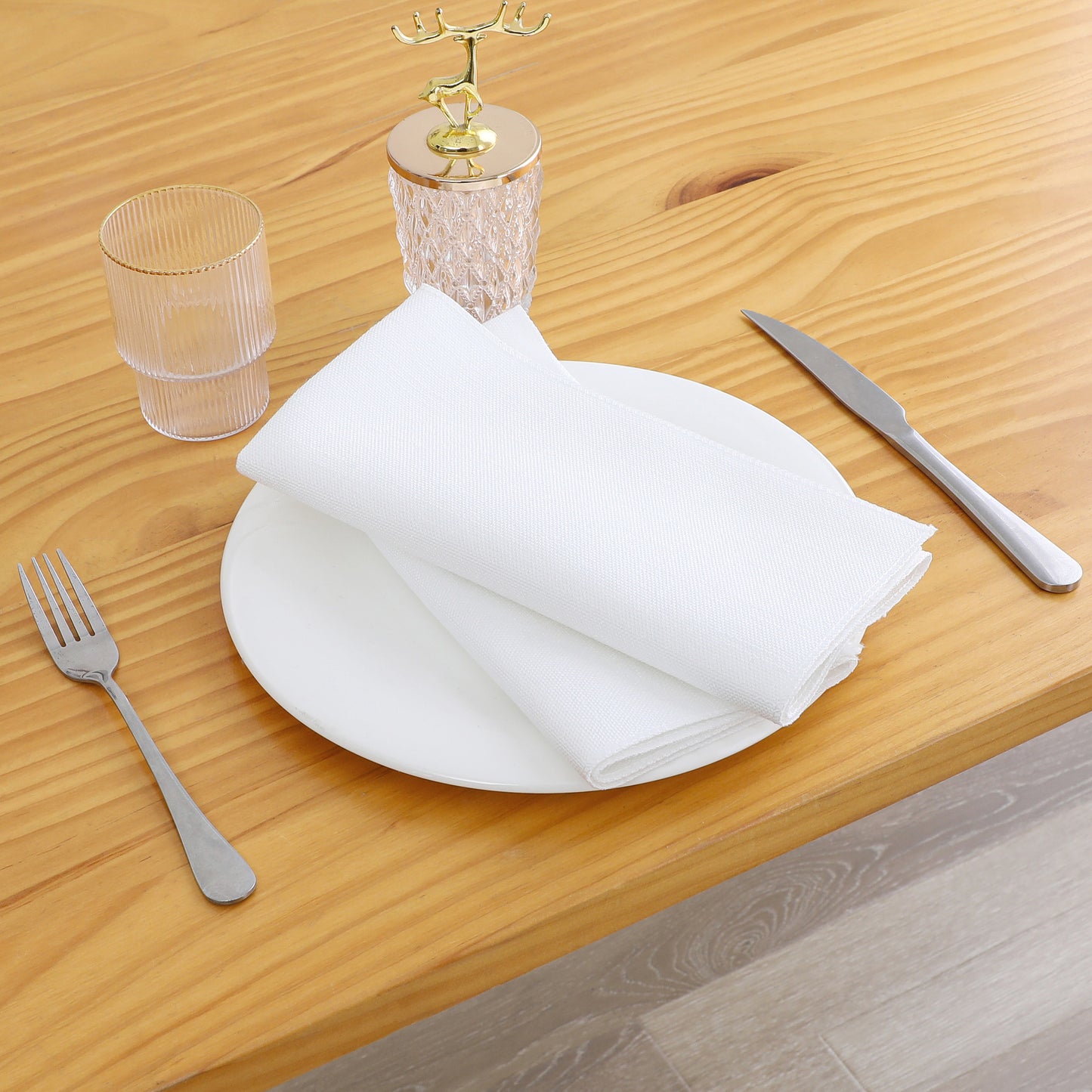 Napkins - 6pc Set - 18"x18" White #NPK1800