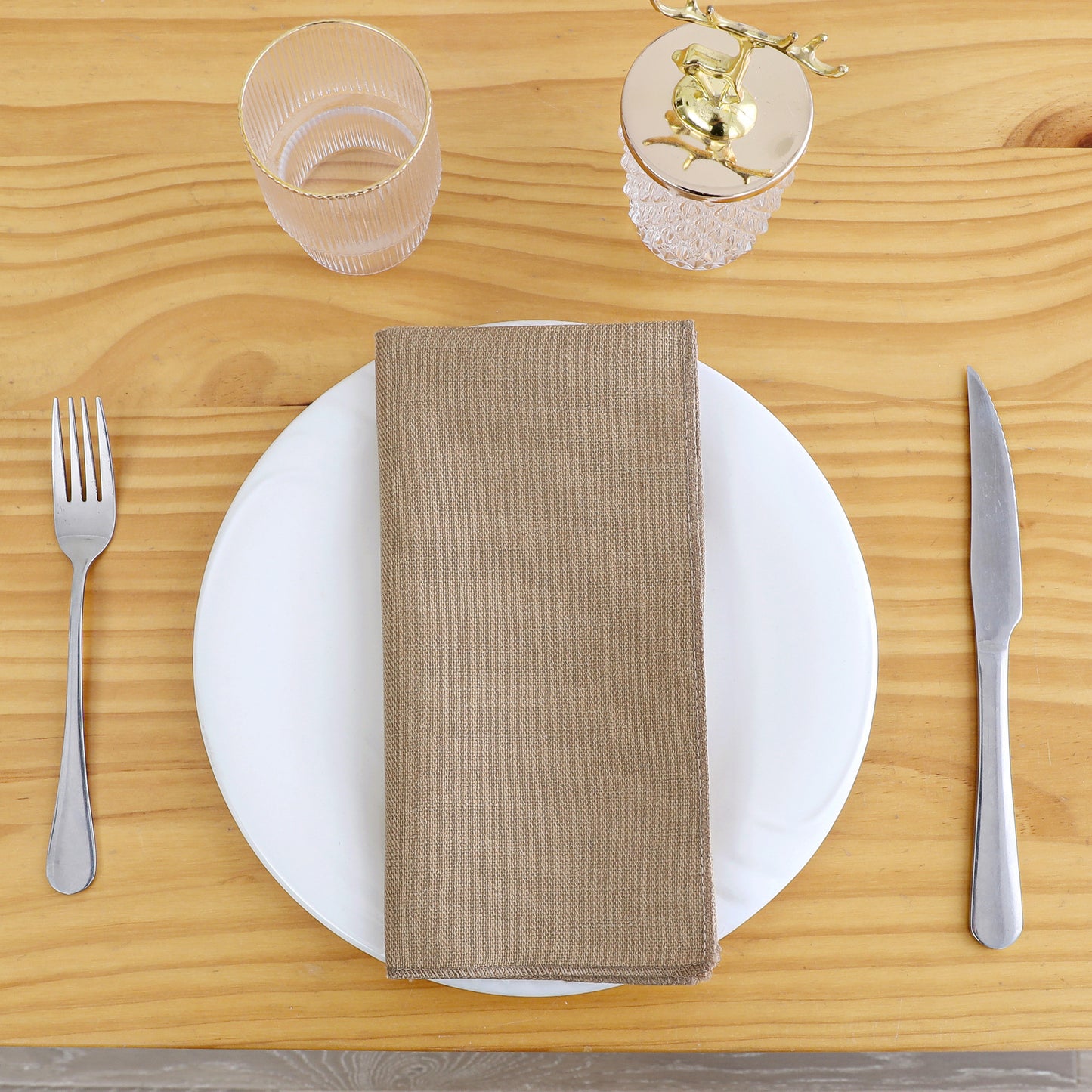 Napkins - 6pc Set - 18"x18" Gold #NPK1806