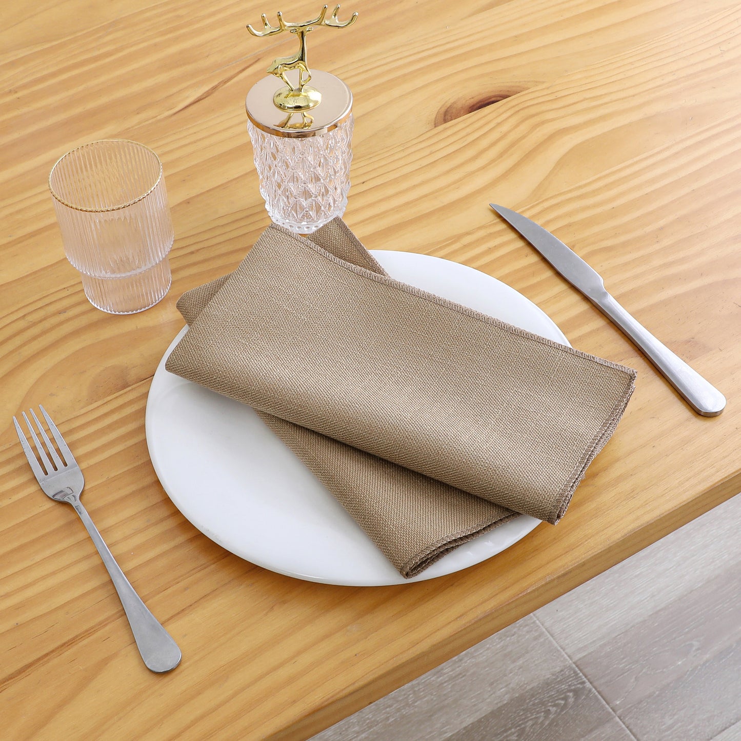 Napkins - 6pc Set - 18"x18" Gold #NPK1806