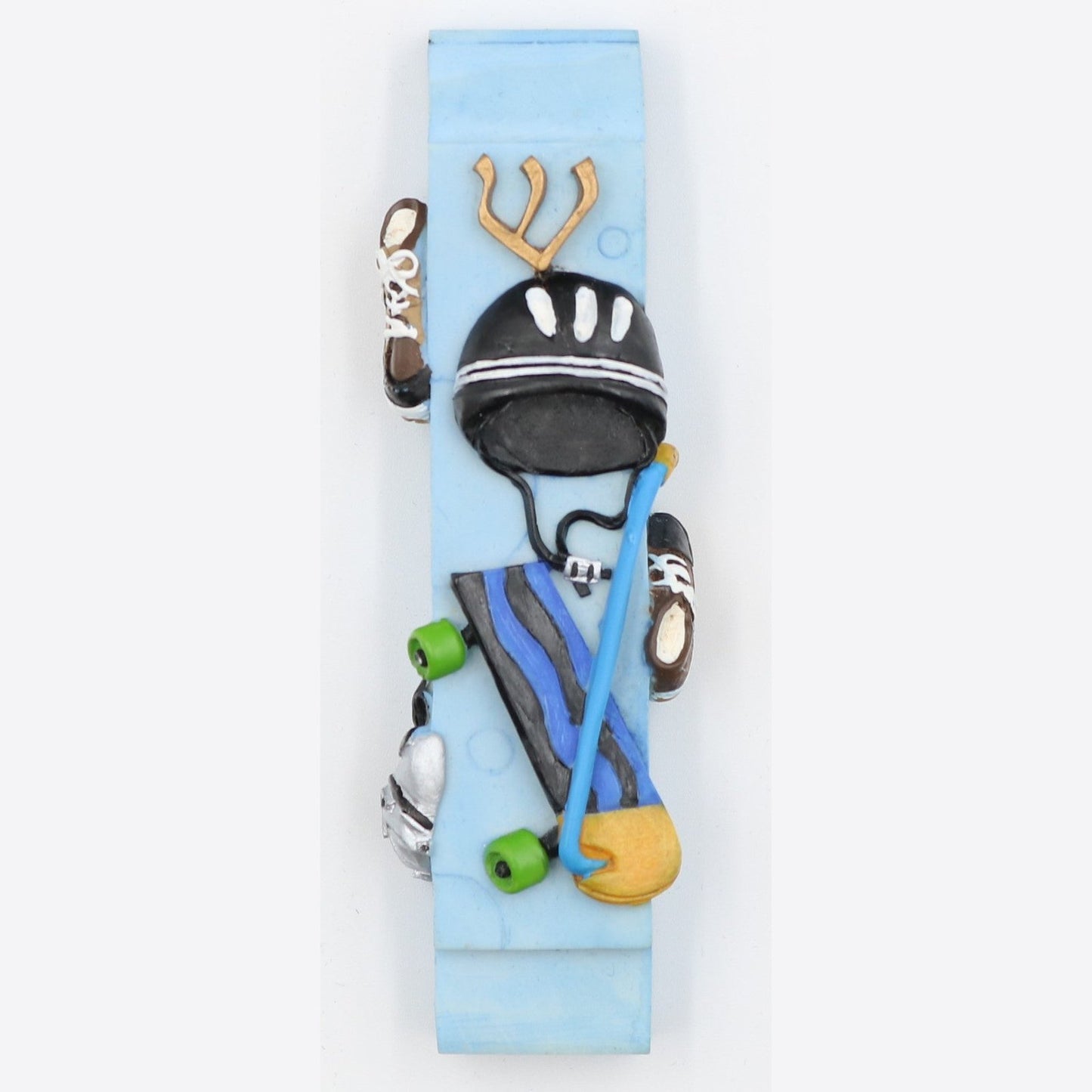 Mezuzah Case - Boys Sports 4"