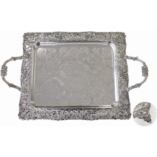 Silver Plated Tray #SPT18458