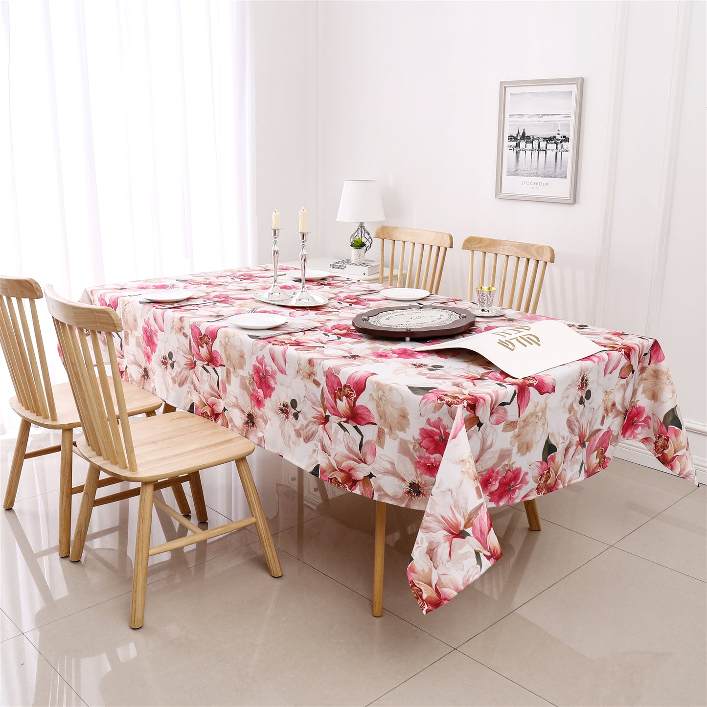 Tablecloth Poly Floral #TC1500