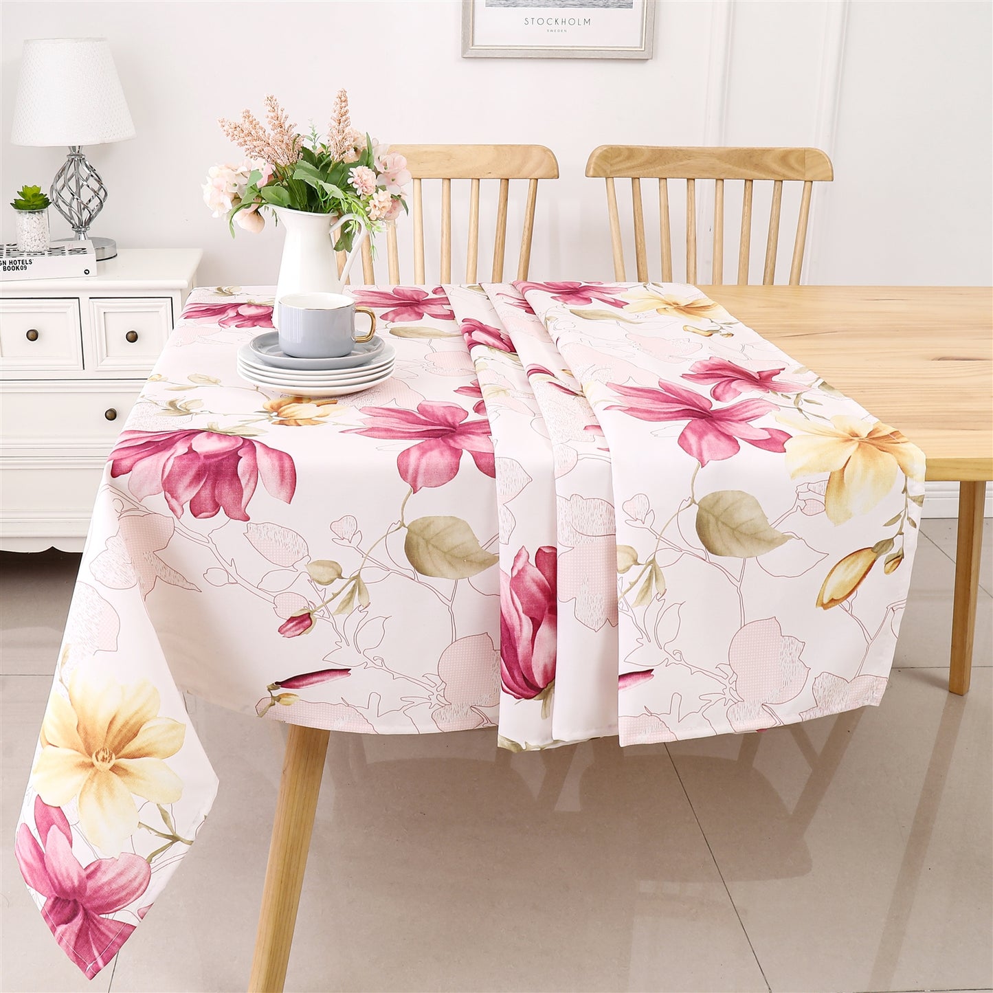 Tablecloth Poly Floral #TC1503