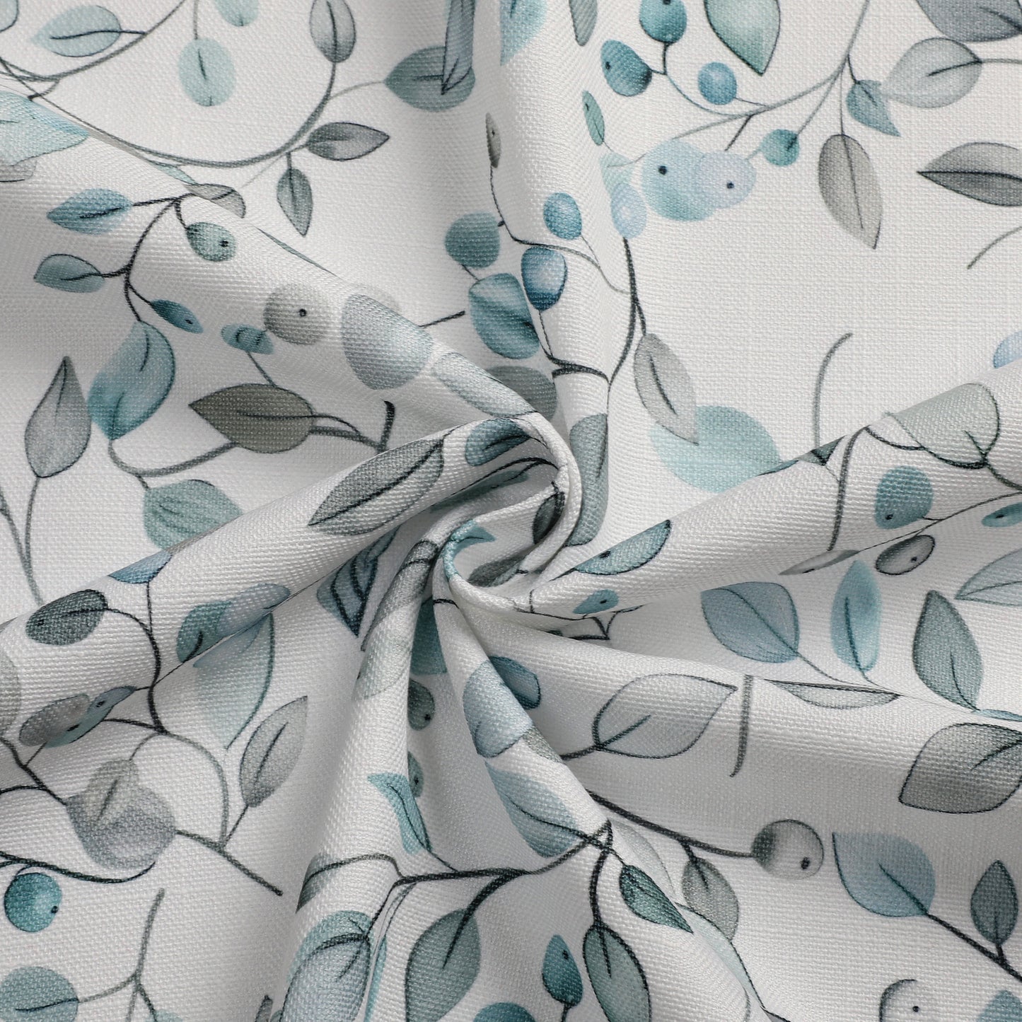 Tablecloth - Value Linen Look - Harvest Weave - Olives - Soft Green and Aqua #TC1808