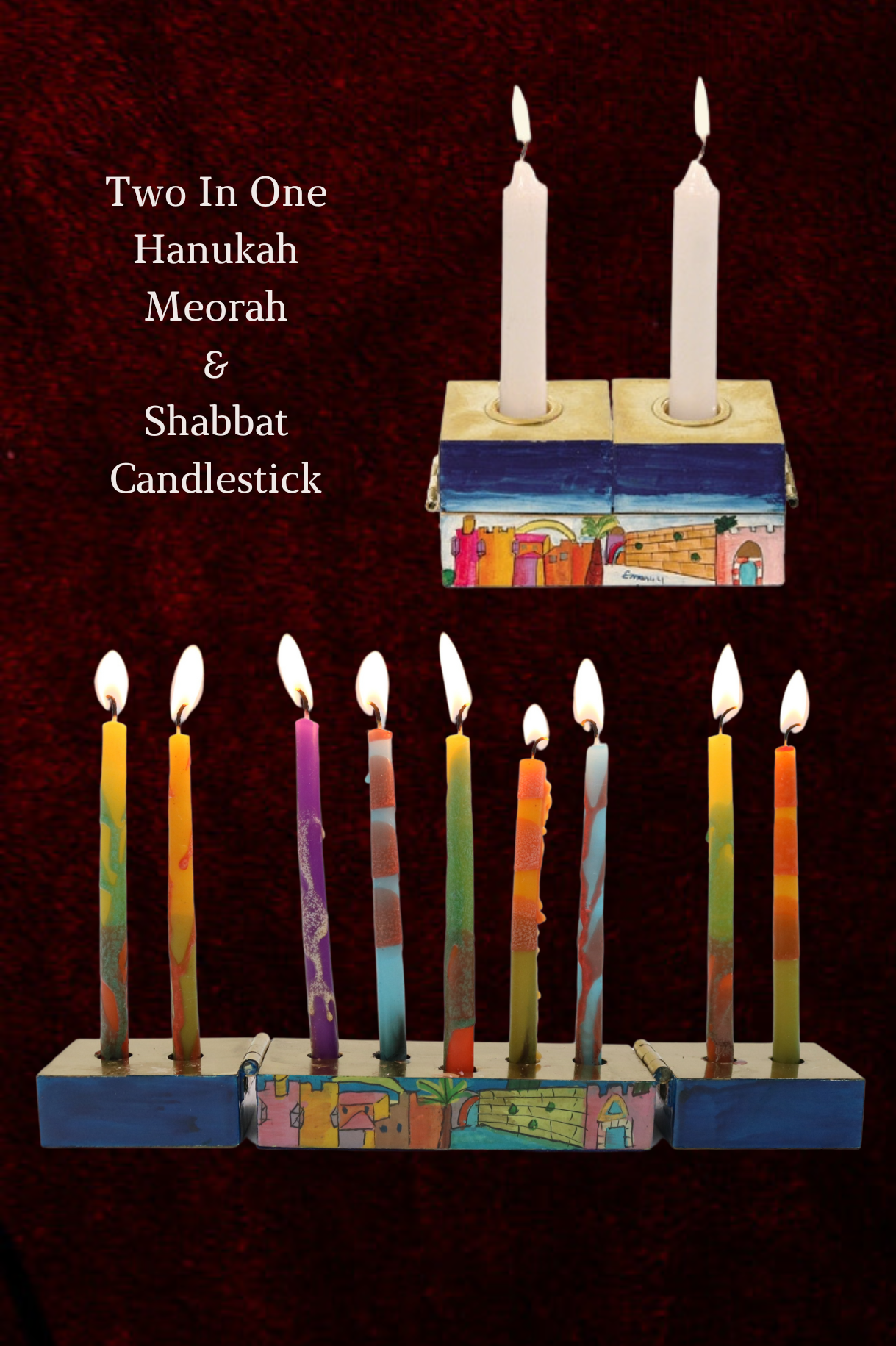 Majestic Giftware Chanukka Menorah Aus Metall – 9-armig, Silber, Für Das Lichterfest