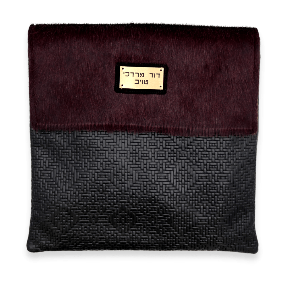 Custom Leather Tallit / Tefillin Bag Style #1000FS-C1