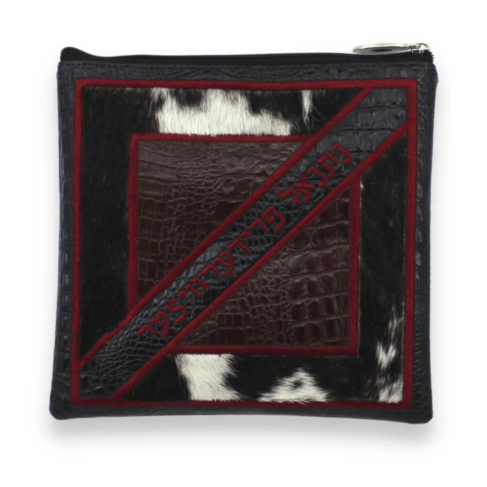 Custom Leather Tallit / Tefillin Bag Style #3070-C1