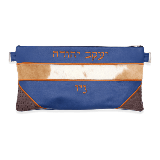 Custom Leather Tallit / Tefillin Bag Style #3084-C1