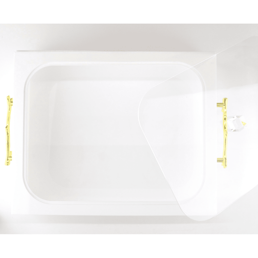 Lucite Pan Tray