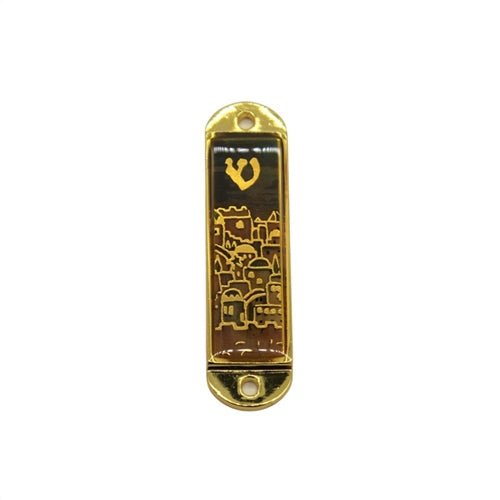 Car Mezuzah Case - Jerusalem 2.4"