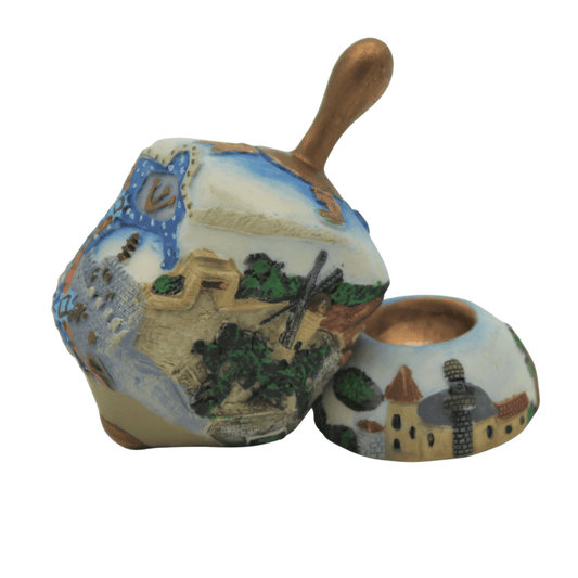 Chanukah Dreidel - Top
Jerusalem Artwork
#RM-DR2