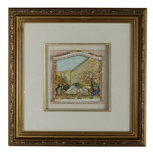 Shabbat Candles, Kotel Frame #RM-SFP10