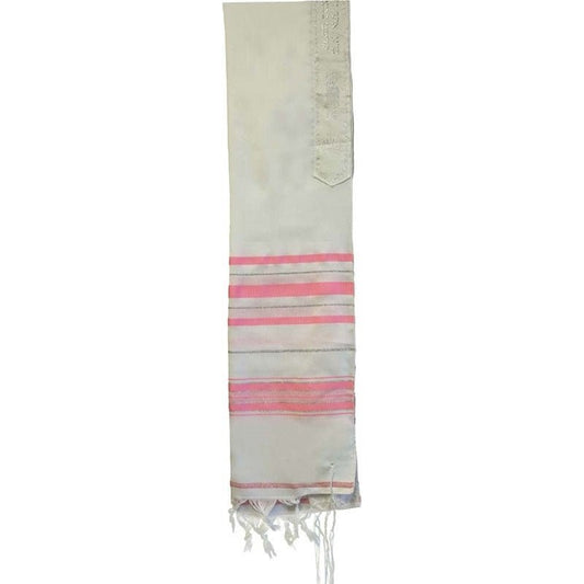 Acrylic Tallit Pink and Gold