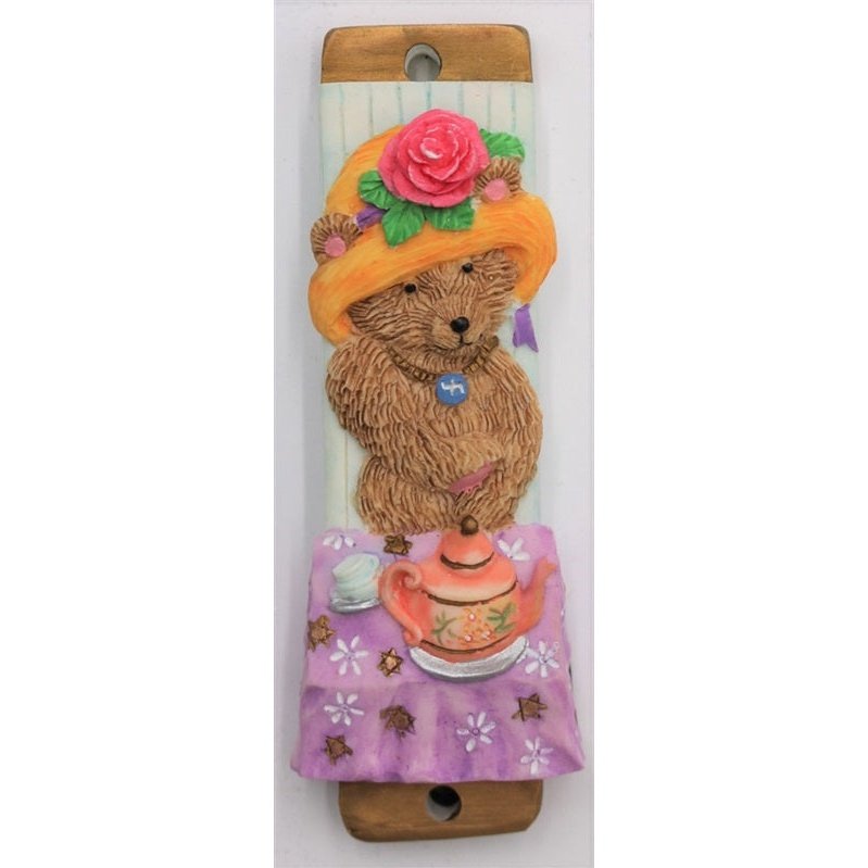 Mezuzah Case - Teapot / Teddy Bear 4"