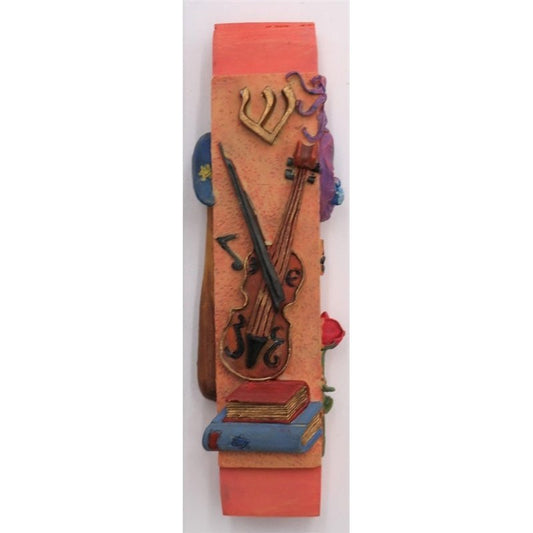 Mezuzah Case - Violin / Baseball 4"