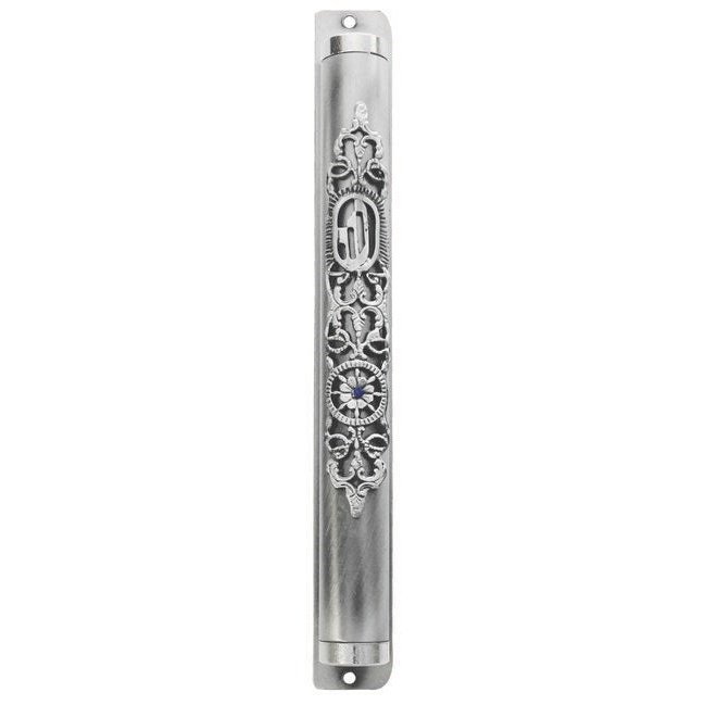 Pewter Mezuzah Case 5.9"