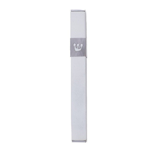 Mezuzah Case - Shin - White 4.7"