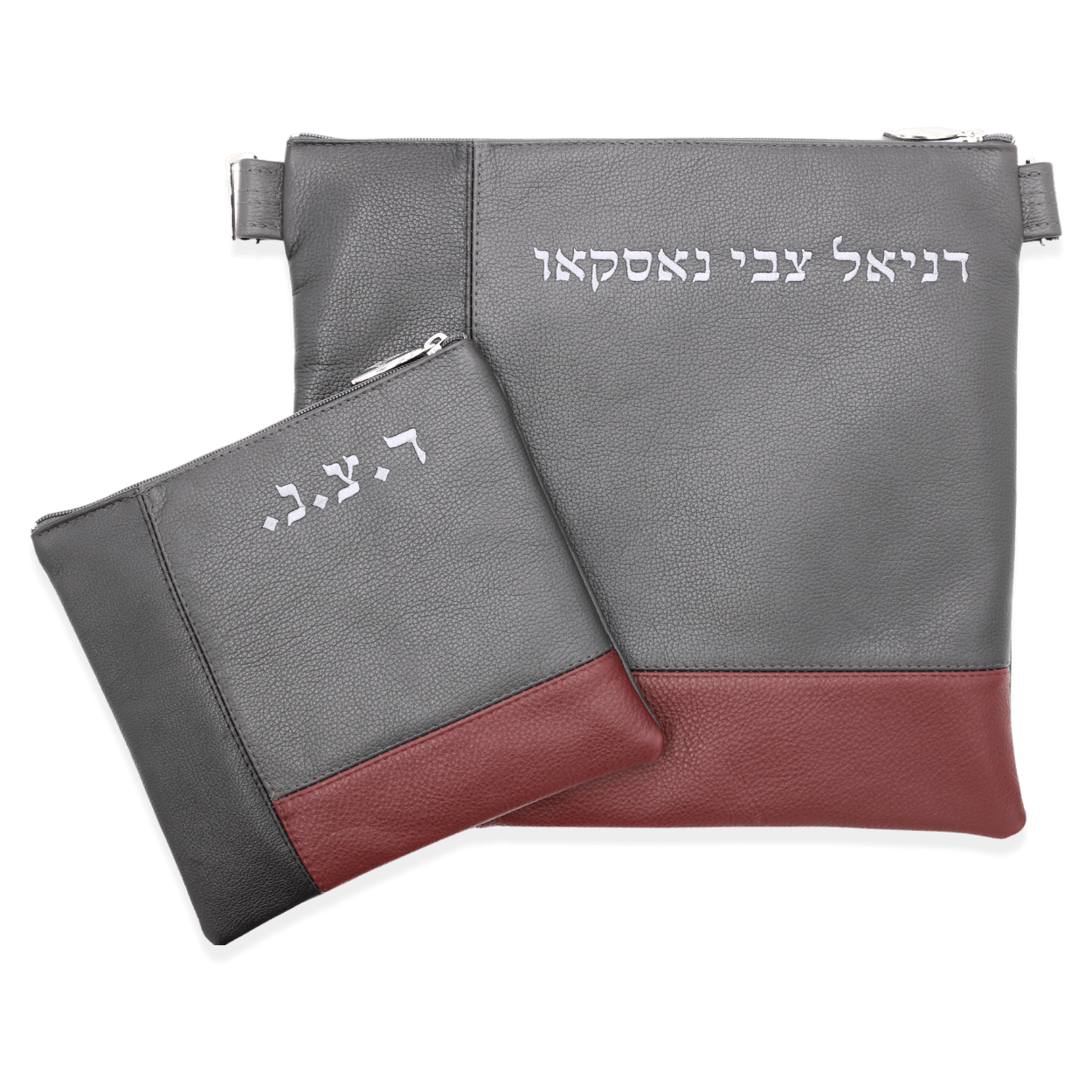 Custom Leather Tallit / Tefillin Bag Style #2017-A6