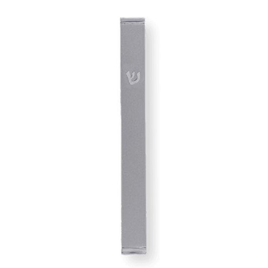 Mezuzah Case - Matt Silver 4.7"