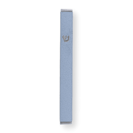 Mezuzah Case - Light Blue 4.7"